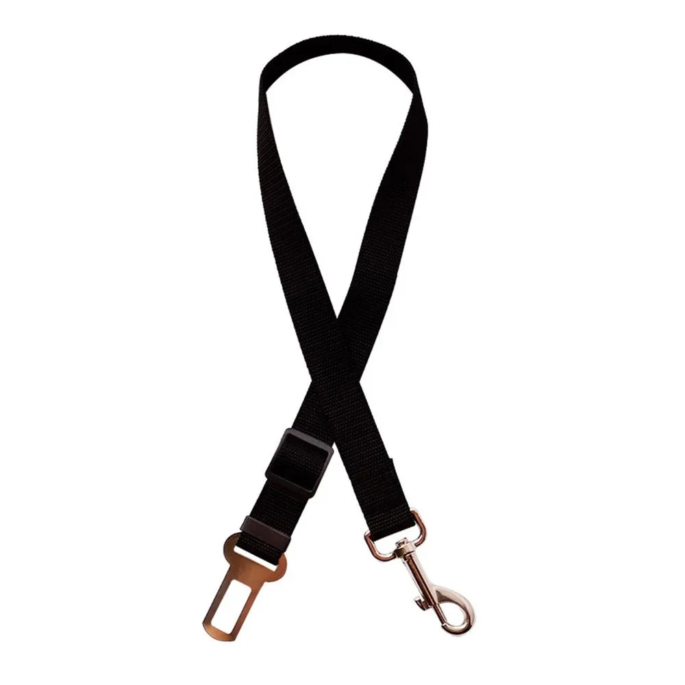 Dog Car Seat Belt – Adjustable Reflective Safety Leash for Car Travel