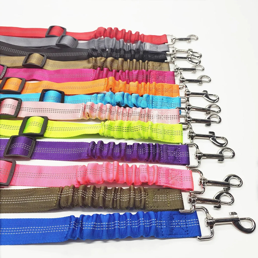 Dog Car Seat Belt – Adjustable Reflective Safety Leash for Car Travel