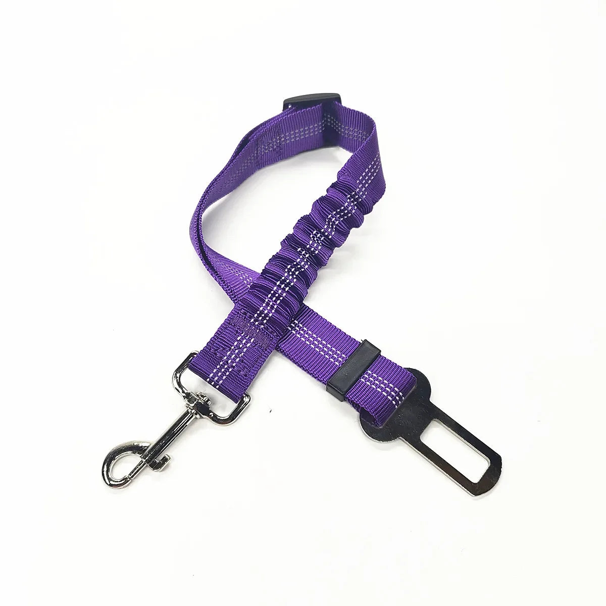 Dog Car Seat Belt – Adjustable Reflective Safety Leash for Car Travel