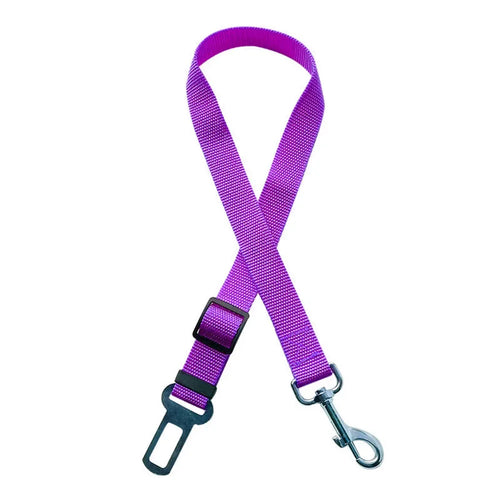 Dog Car Seat Belt – Adjustable Reflective Safety Leash for Car Travel