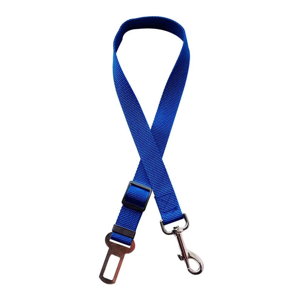 Dog Car Seat Belt – Adjustable Reflective Safety Leash for Car Travel