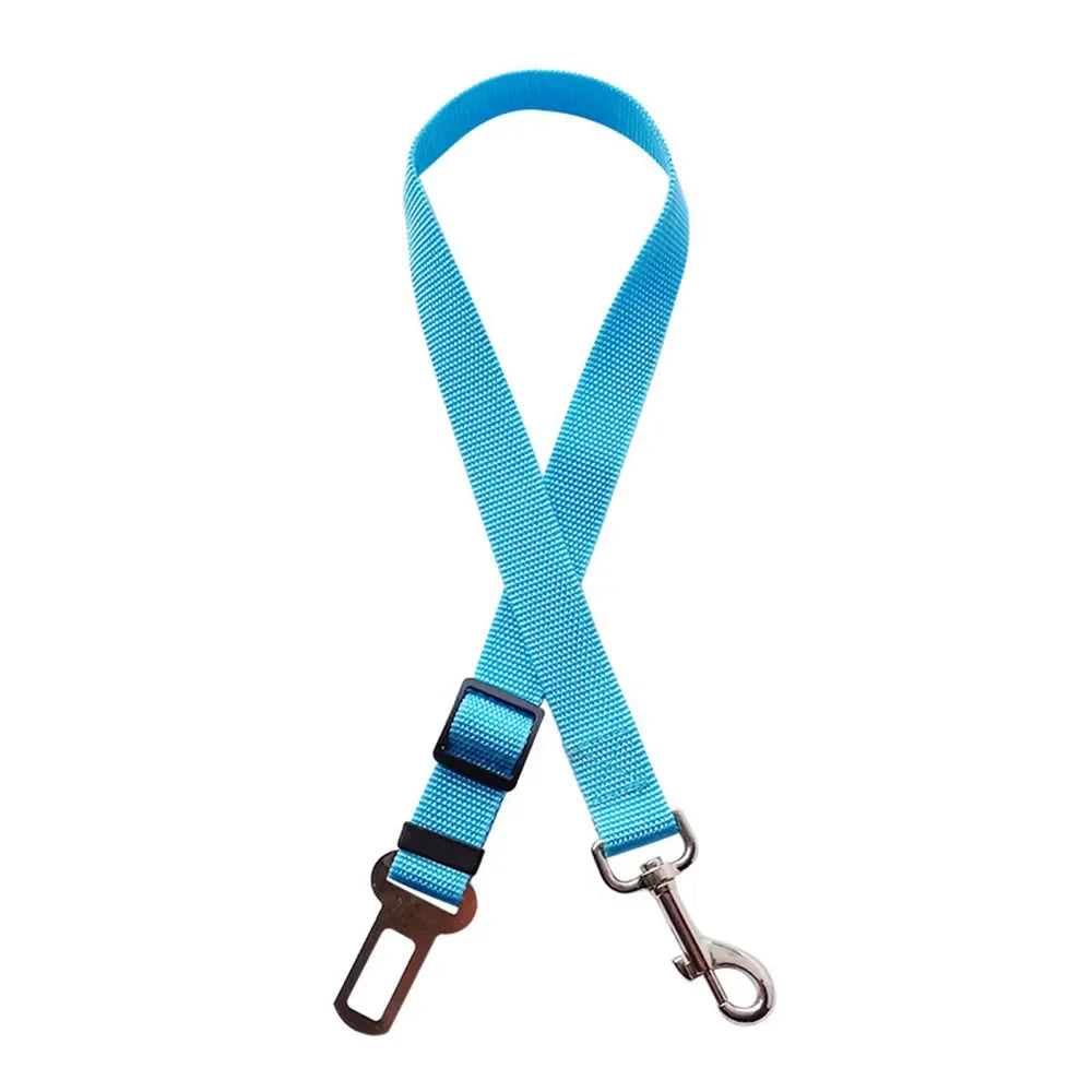 Dog Car Seat Belt – Adjustable Reflective Safety Leash for Car Travel