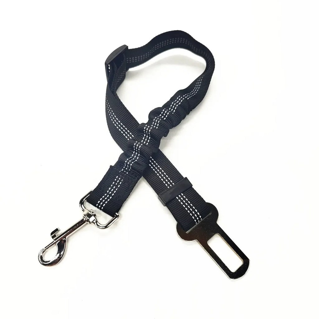 Dog Car Seat Belt – Adjustable Reflective Safety Leash for Car Travel