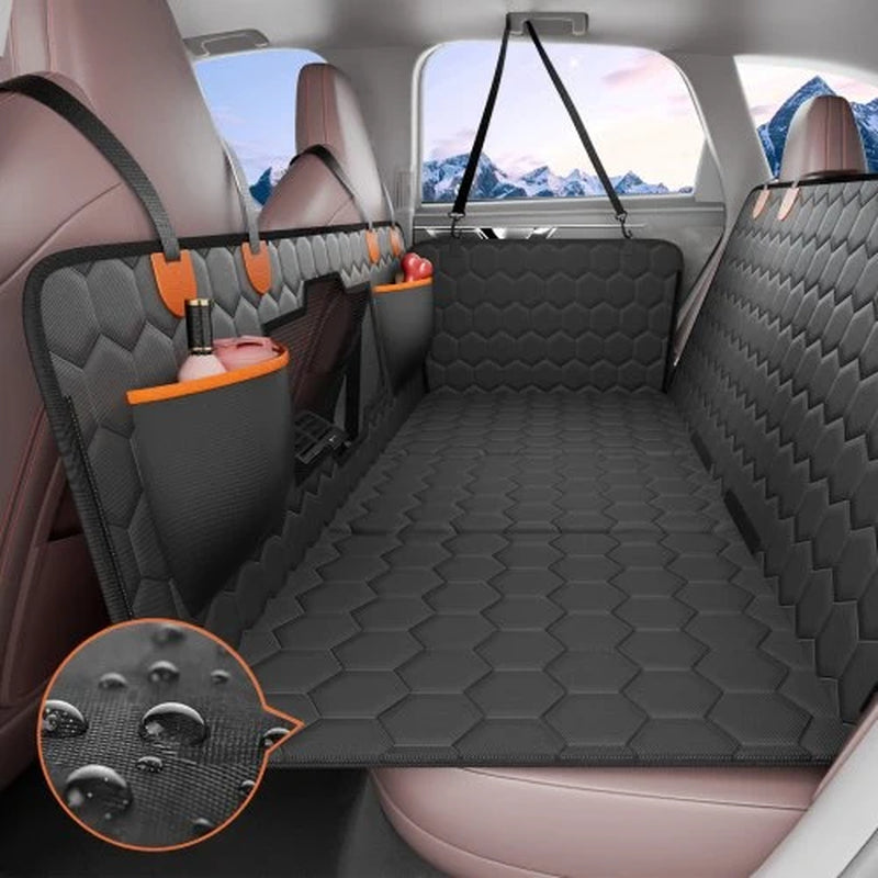 Back Seat Extender for Dogs – Hard Bottom, Waterproof, Holds 350 lbs