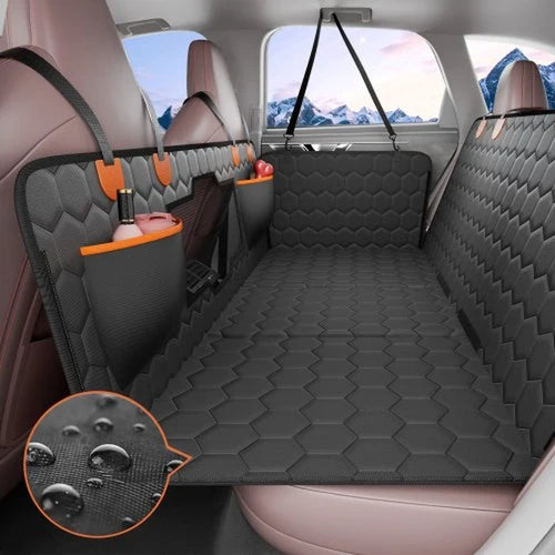 Back Seat Extender for Dogs – Hard Bottom, Waterproof, Holds 350 lbs
