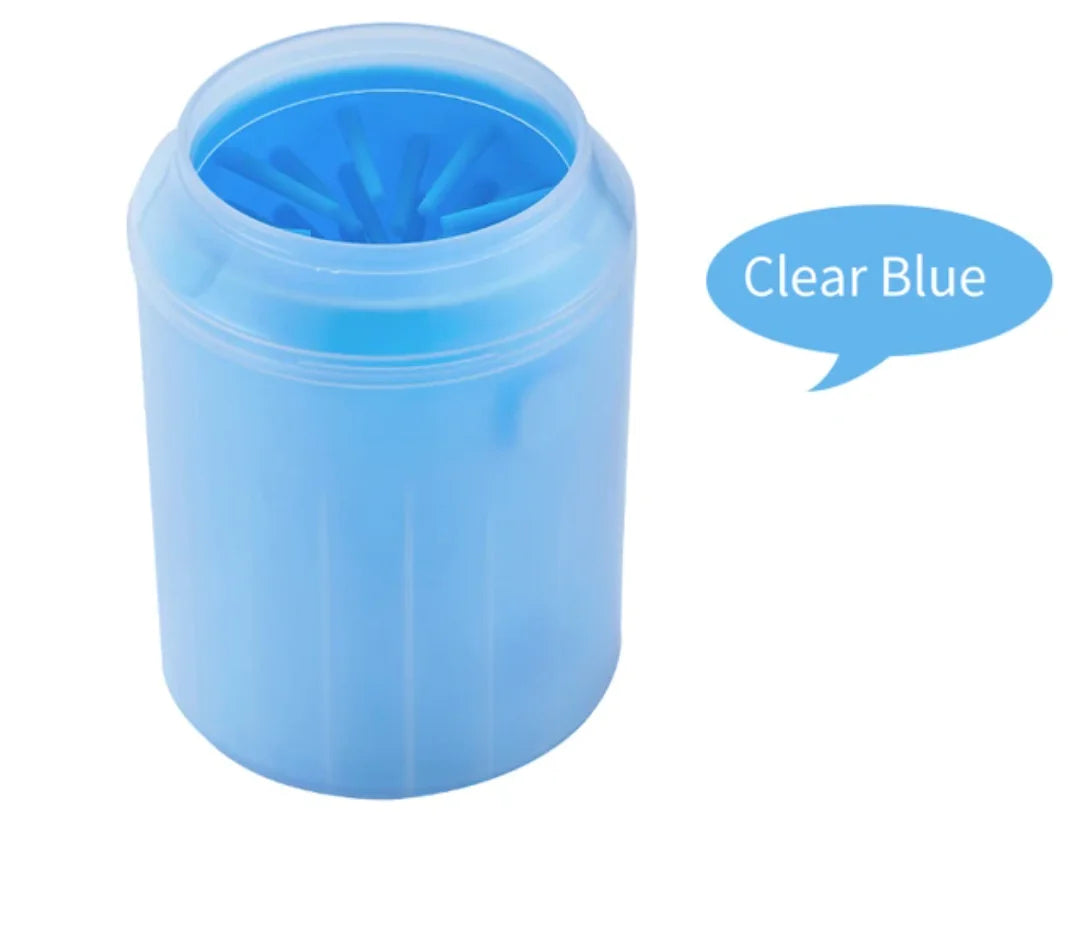 Portable Dog Paw Cleaner – Soft Silicone Bristles, Mess-Free Walks