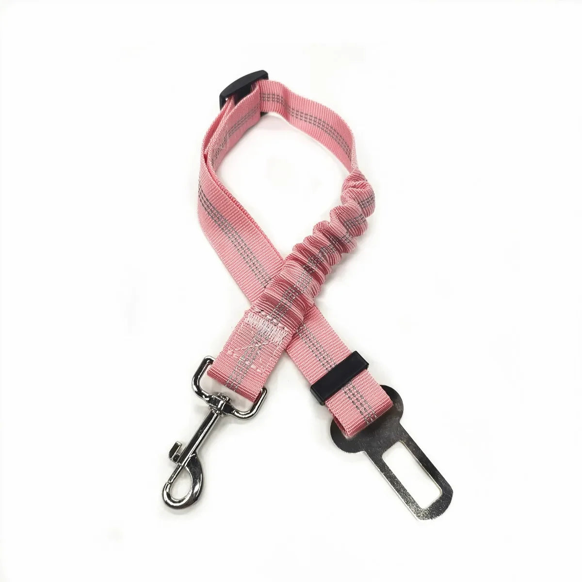 Dog Car Seat Belt – Adjustable Reflective Safety Leash for Car Travel