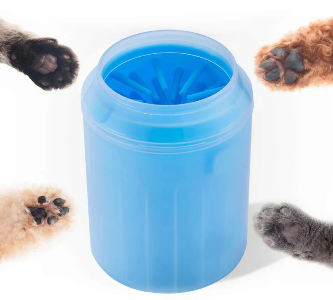 Muddy Paws Kit – Paw Cleaner Cup + 6-Piece Dog Bath Set