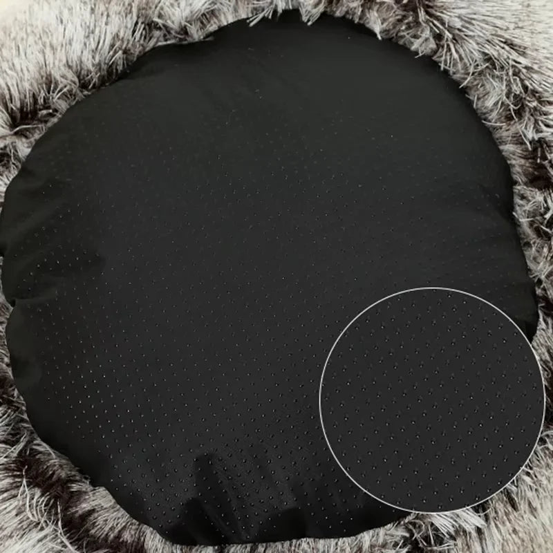 Cozy Cave 2-in-1 Calming Pet Bed – Plush Winter Nest for Cats & Small Dogs